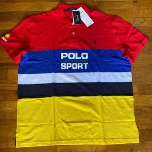 Polo Ralph Lauren US Open Polo Sport Size L NWT